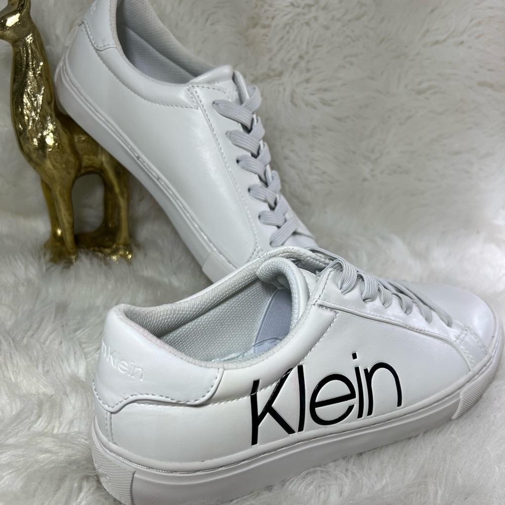Calvin Klein Women’s Casual Sneaker Lace Up Logo Size 7.5 - Picture 9 of 10